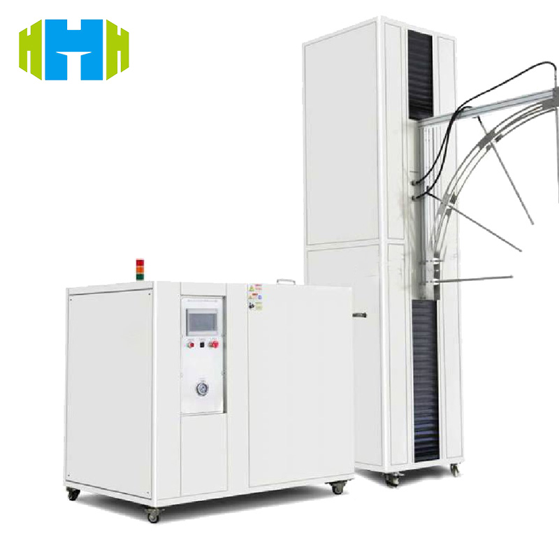 Battery pack rain test chamber