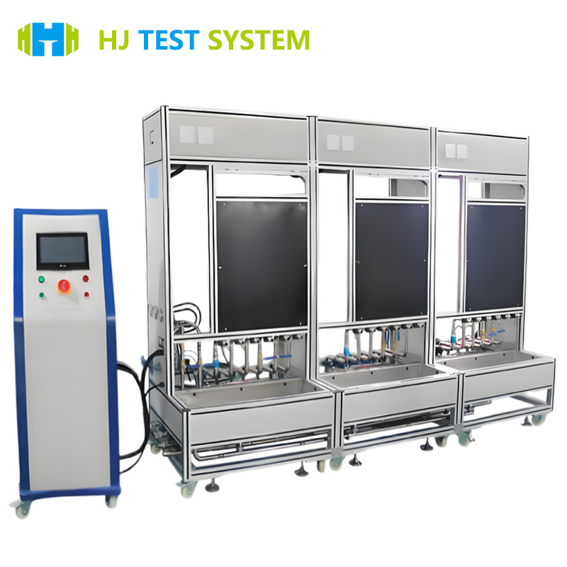 Wall-mounted boiler test equipment